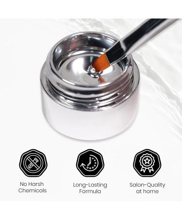 Metallic Painting Gel - 5ml Silver Metal Painted Gel Nail Polish - Reflective High Shine Nail Polish Soak Off UV/LED - Drawing Mirror Nail Gel Polish - Buy Online on GoSupps.com