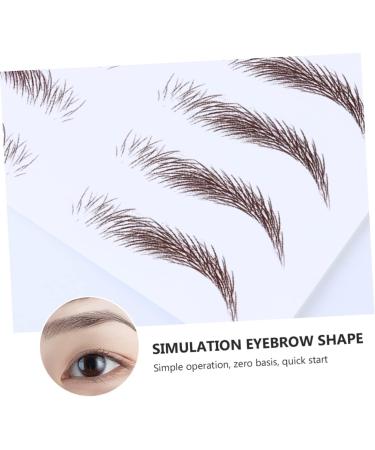 Beavorty 12 Pcs Eyebrow Stickers Tool Waterproof Makeup Imitation Eyebrow Make up Makeup Tools 4d - Buy Online on GoSupps.com