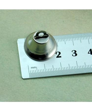 20Pcs Mini Gold Liberty Bells for Christmas Crafts - Silver Metal Jewelry Ornaments - Buy Online on GoSupps.com