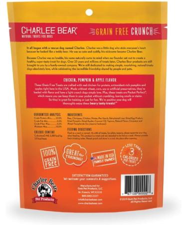 Crunchy Chicken Pumpkin and Apple Flavor Dog Treats - 6 Pack 8 oz Each - Buy Online on GoSupps.com