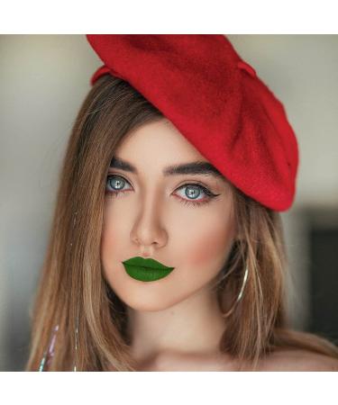 Kilshye Matte Liquid Lipstick - Gothic Green Lip Gloss for Halloween Costumes | Velvet Lipglaze for Women & Girls - Buy Online on GoSupps.com