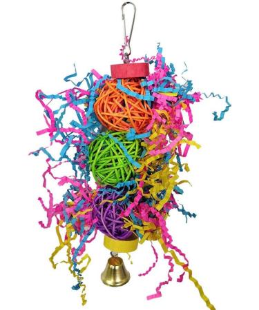 3 Packs Bird Parrot Toys Bird Chewing Foraging Shredder Toy Bird Cage Hammock Hanging Swing with Bells for Small Bird Parakeets Cockatiels Conures Budgie Lovebirds Hummingbird - Buy Online on GoSupps.com