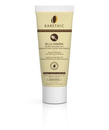 Melting hair balm with organic shea butter
