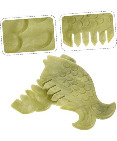 Anneomas Jade Comb & Gua Sha Set - Scalp & Face Massage Tools for Ultimate Relaxation | Portable Skin Care Devices - Buy Online on GoSupps.com