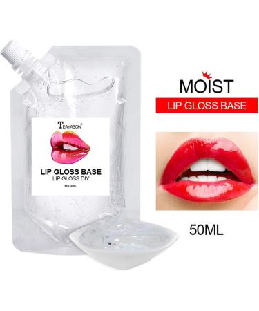 SPIER Moisturizing Lip Gloss Base | DIY Handmade Lip Makeup Primer - 50ml | Premium Quality for Perfect Lip Gloss Creation - Buy Online on GoSupps.com