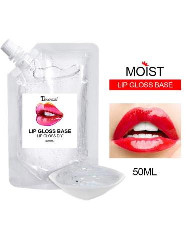 Buy Moisturising Lip Gloss Base - DIY Lip Glow & Lip Plumper | 50ml Handmade Lip Makeup - Buy Online on GoSupps.com