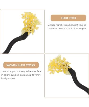minkissy Hairpin Hair Decorations for Women Hair Chopsticks for Women Hair Gems for Women Decorative Hair Clips Women Chignon Pin Hair Sticks Hair Pin Retro Hair Stick Miss Wood Japan Hanfu - Buy Online on GoSupps.com