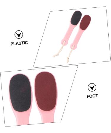 6 Pcs Double-Sided Foot Scrub Professional Foot File Foot Files for Corn Remover Metal Spatula Pedicure Scrub Pedicure Exfoliator Sander Tool Pedi Foot File Feet Pedals Plastic - Buy Online on GoSupps.com