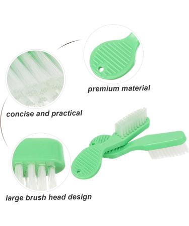 FRCOLOR Teeth Cleaning Set - 40 Disposable Toothbrushes for Travel | Deep Cleaning Green Toothbrushes (4 Pcs) - Ideal for International Shipping - Buy Online on GoSupps.com
