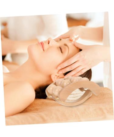 Magiclulu Acupuncture Massage Roller - Portable Wooden Massage Device for Neck Relief & Home Use - Buy Online on GoSupps.com