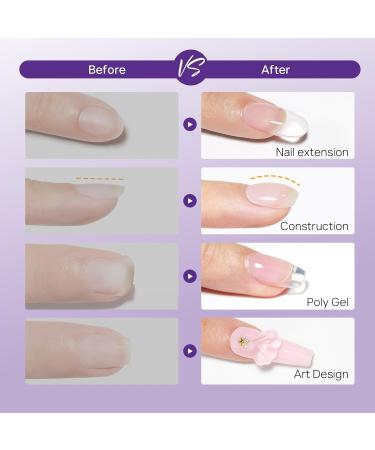  MIZHSE MIZHSE Gel Nail Builder Gel No Hemma No TPO Builder Gel for Home/Nail Salon Pink 30g - Buy Online on GoSupps.com