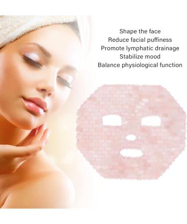 Jade Facial Mask | Rose Quartz Spa Sleep Mask for Dark Circles & Face Massage - Shop Now - Buy Online on GoSupps.com