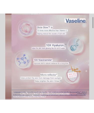 Vaseline Healthy Bright Gluta Hya Body UV Lotion 170ml - Niacinamide Tone Up for Clear Moisturized Skin - 4X Glow & Hydration - Shop Internationally - Buy Online on GoSupps.com