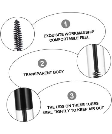 Healeved 27 Pcs Mascara Tube Eyelash Cream Tube Eyelashes Tube Pipettes Dropper Eyelash Tube Plastic Black 1 g (Pack of 1) Blackx3pcs - Buy Online on GoSupps.com