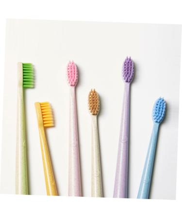 Frcolor 3ST Eco-Friendly Toothbrushes | Comfortable Sustainable Dental Brushes with Small Head & Surprise Colors - Perfect for International Shipping - Buy Online on GoSupps.com