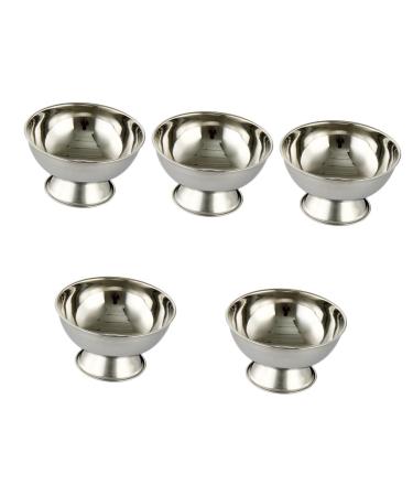 Fomiyes 5th high impact shell tool razor accessories Razor mug made of stainless steel shaving shell made of stainless steel shaving shaving bowl shaving cup with foot equipment man stainless steel care