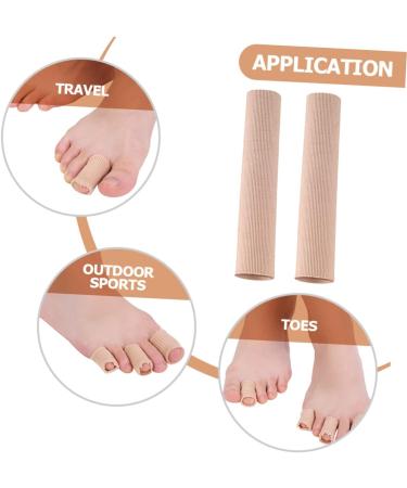 Healifty 8 Pcs Silicone Toe Cover Sleeves - Reusable Gel Protectors for Toe Tubes & Finger Sleeves - Anti-wear & Elastic Bands for Toe and Finger Protection - Buy Online on GoSupps.com