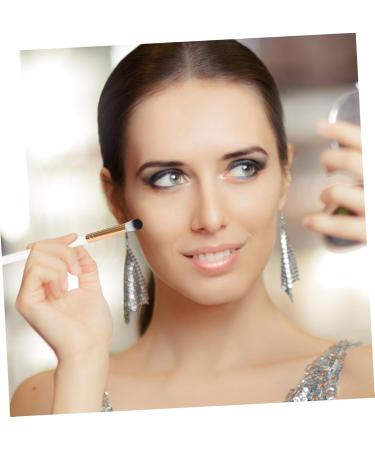 Baluue 50 Pcs Makeup Brush Eyeshadow Brush for Women Contouring Brush Eye Makeup Kit Wooden Handle White 17.50X1.00X1.00CMx5pcs Whitex5pcs - Buy Online on GoSupps.com