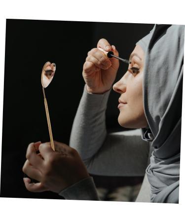 NUSITOU Grafting Eyelash Mirror Stainless Steel Eyelash Mirror Eyelash Mirror for Practical Eyelash Check Mirror Eyelashes Supplies Handheld Eyelashes Mirrors Make up Magnifier Mirror Tool - Buy Online on GoSupps.com