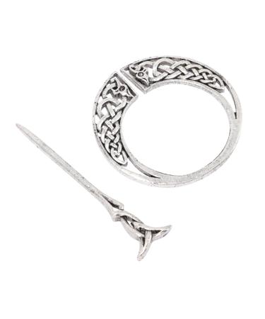 Didiseaon Vintage Viking Hairpins Hair Slide Clip Hair Barrettes for Women Hair Slides Viking Hair Sticks Hair Clips for Girls Knot Hair European and American Alloy Miss Ireland