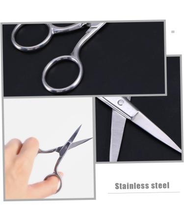 FRCOLOR 6 Pcs Stainless Steel Eyelash Trimmer - Portable Professional Facial Hair Grooming Tool for Precision Styling - Buy Online on GoSupps.com