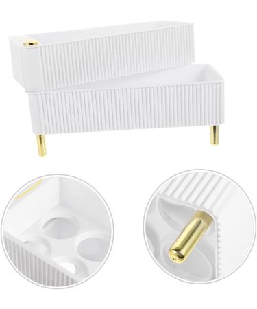 Box Egg Container Eggs Kitchen Multi-layers Organizer Holder Plastic Storage Refrigerator re-usable White 26.5X16X10CM - Buy Online on GoSupps.com