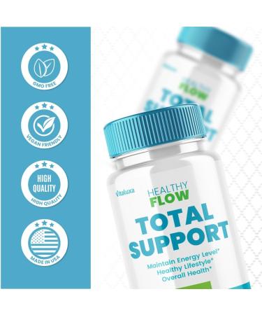 (3 Pack) Healthy Flow Capsules Healthy Flow Total Support Pills with All Natural Ingredients Advanced Formula Supplement for Overall Wellness with Max Strength Vitamins Women and Men (180 Capsules) - Buy Online on GoSupps.com