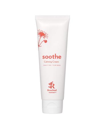 Rosebud Woman Soothe Calming Cream - Rich Relief for Irritated Skin Calms Redness and Protects Skin (2.7oz)