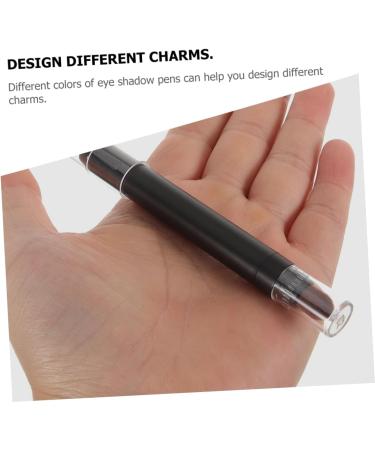 Beatifufu 2pcs Eye Makeup Stick Eyeshadow Brush Double Ended Makeup Brush Eye Makeup Brush Abs Black - Buy Online on GoSupps.com