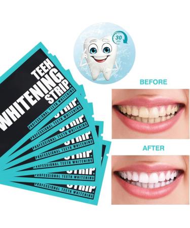 Teeth Whitening Strips New Enamel-Safe Teeth Whitening Formula No Sensitivity for Brilliantly White Teeth 7 Pairs - Buy Online on GoSupps.com
