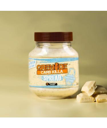 Grenade Carb Killa Protein Spread - White Chocolate Cookie 1 x 360 g Jar - Buy Online on GoSupps.com