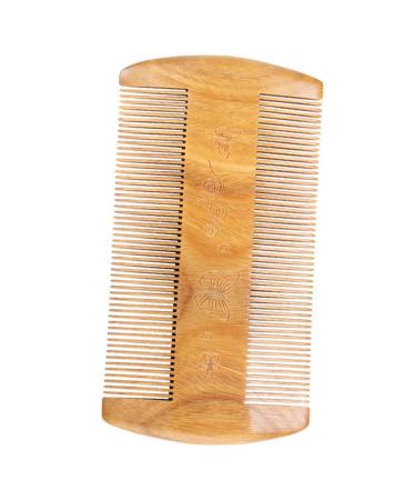 Beaupretty 2st green beard made of sandalwood comb in pocket format Barthaarbrush pocket travel comb comments for men mustache brush pocket bush Taschart ridge green sandalwood change wooden man