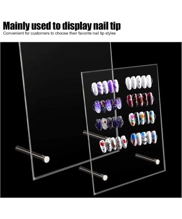 Nail Color Display Board Durable Stable Nail Tip Display Board 26x20cm for Nail Artists Nail Art Technicians for Families Nail Salons Nail Art Schools - Buy Online on GoSupps.com