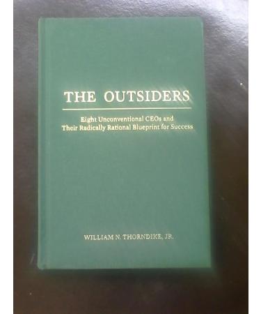 Outsiders: Eight Unconventional CEOs - Your Blueprint for Success | International Shipping Available - Buy Online on GoSupps.com