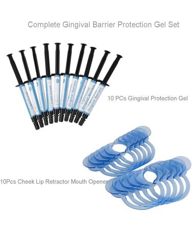 Colilove 3ml Gingival Barrier Gel Teeth Whitening Kit with Cheek Retractors - 10 Pcs - Buy Online on GoSupps.com