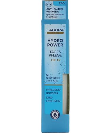  Lacura LACURA Skin Hydro Power Duo Hyaluron Daily Care UPF 15 Anti-Wrinkle 50ml - Buy Online on GoSupps.com