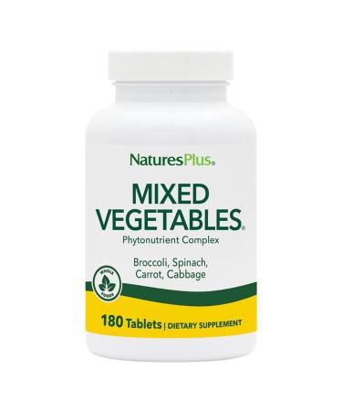 Nature's Plus Mixed Vegetables 180 Tablets