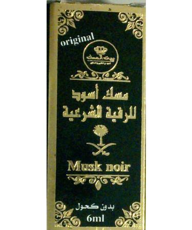 Musk Noir Perfume Oil Original Alcohol-Free 6ml ARABIAN PERFUME: 6 ml black musk oil with a traditional roll-on fragrance. INTENSE AROMA: A dark warm and enveloping fragrance.