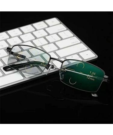 Goniome 2023 New Titanium Progressive Dual-Use Reading Glasses - Black -300 | International Shipping Available - Buy Online on GoSupps.com