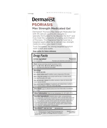 Dermarest Psoriasis Medicated Shampoo + Conditioner 8 oz + Medicated Treatment Gel 4 oz - Buy Online on GoSupps.com