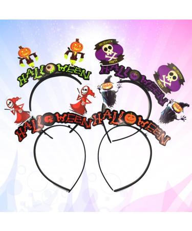 ABOOFAN 12 pcs Halloween Headband Set | Happy Halloween Hair Accessories | Pumpkin Headbands for Cosplay - Buy Online on GoSupps.com