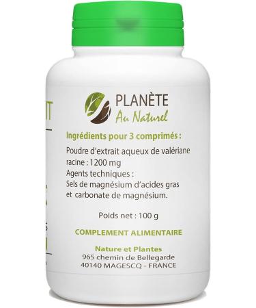 Valerian Extract - 400 mg - 200 tablets - Buy Online on GoSupps.com