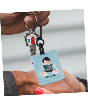 6pcs Keychain Glasses Cleaning Cloths - Screen Wipes for Phones Cameras & Lenses - Assorted Colors - Compact 4.5x4.0cm - Buy Online on GoSupps.com