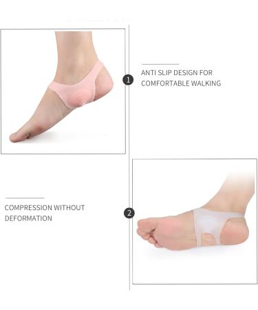 Best Arch Support Brace for Flat Feet - Plantar Fasciitis Relief Cushions for Men & Women - 2 Pairs Beige - Buy Online on GoSupps.com