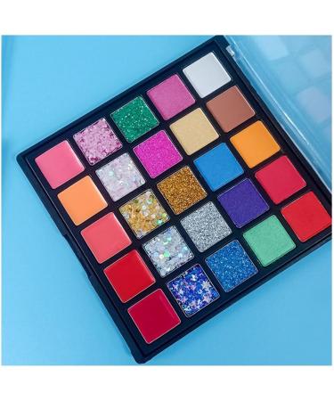 xorea 25 Colors Shimmer Matte Eyeshadow Beauty Colorful Eyeshadow Makeup Cosmetic Women (1 Box) - Buy Online on GoSupps.com