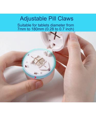Pill Cutter for Small Pills 1/4 | Safe Compact Design with Storage Lid | Ideal for Easy Medication Management - Buy Online on GoSupps.com