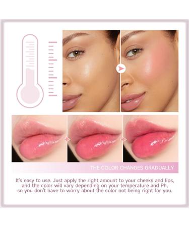 Magic Color Changing Cream for Cheek & Lip - Moisturizing Blush & Lip Gloss - Multi Use Cream Liquid Blush Face Lips Cosmetic (Transparent Clear) - Buy Online on GoSupps.com