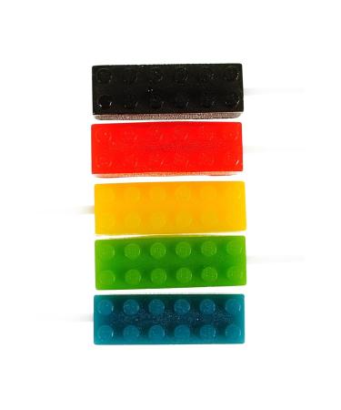Loafer Building Blocks - 12g 15-Piece Sweet Lollipops Kit for Children's Birthdays | Colorful Fun Treats - Buy Online on GoSupps.com