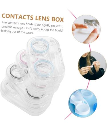 Partykindom 4er Box Contact Lens Container & Makeup Kit | Cleaning Set & Glasses Case for Lenses - Buy Online on GoSupps.com