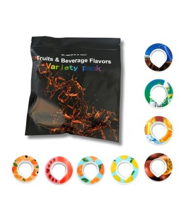 Air It Ups Flavour Pods (8pack) For Water Bottle BPA Free Cola Lemonade Strawberry Peach Passion Fruit Energy Lemon Orange
